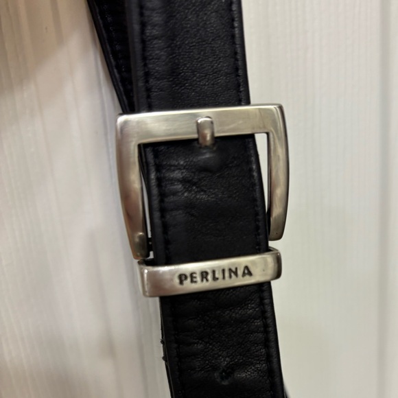 Perlina multi-compartment black leather crossbody - Picture 11 of 11